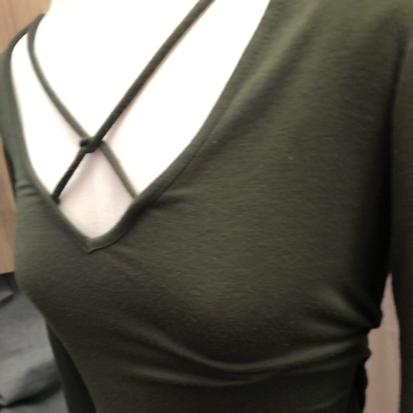 Long sleeve crop top. Super soft. - Picture 3 of 7